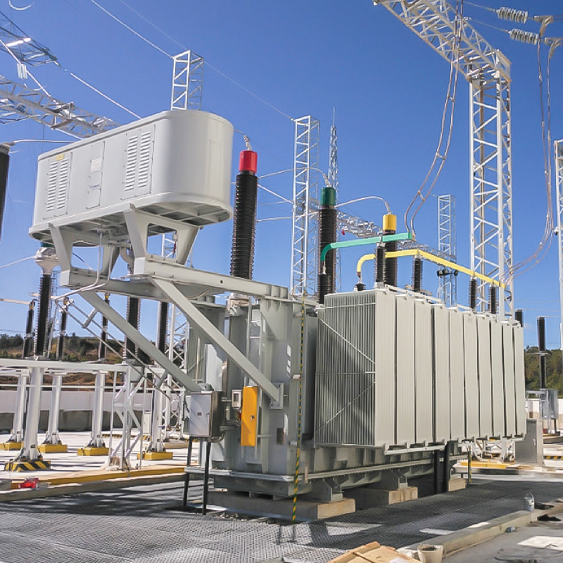 Однофазный тяговый трансформатор CEEG 220 кВ, заполненный маслами